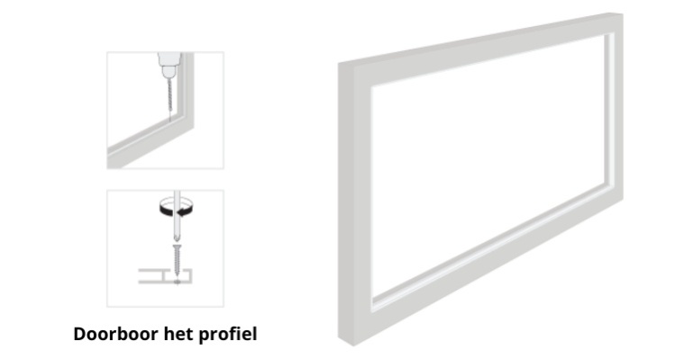 Eindeloze formaten van onze textielframes