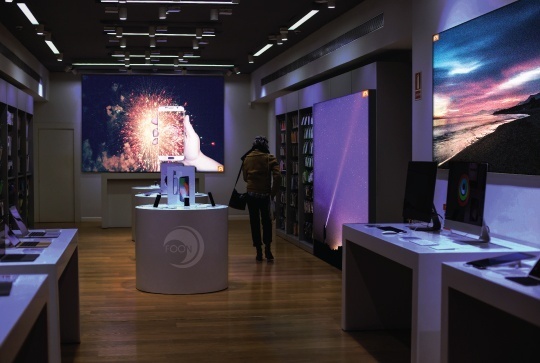 120mm LED Textielframe (enkelzijdig)