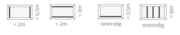 Stabilizer opties voor de 100mm. led textielframe